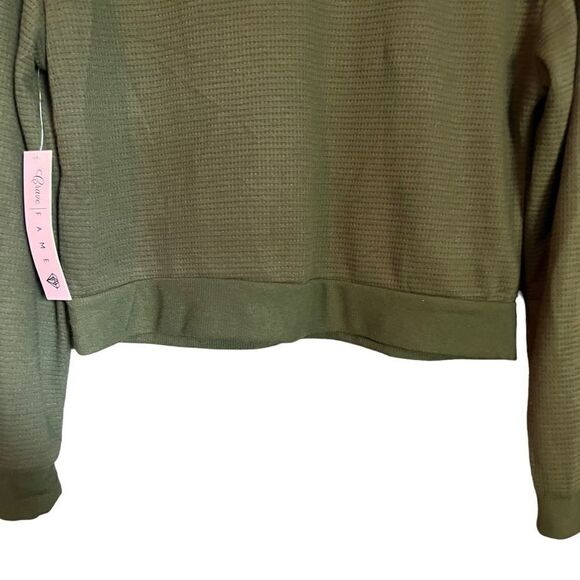 NWT! Crave game  green eagle quarter zip sweater - Picture 9 of 10